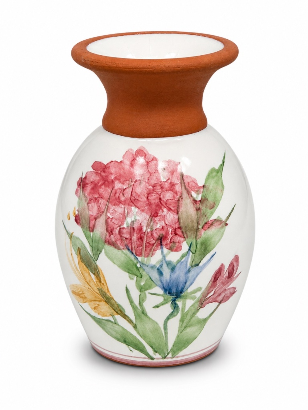 Vintage Emerson Creek Pottery Floral Bud Vase